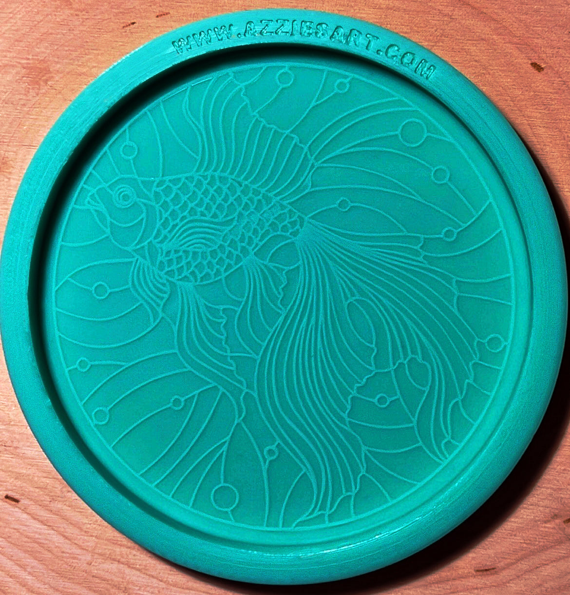 Fishy Right Coaster Silicone Mold