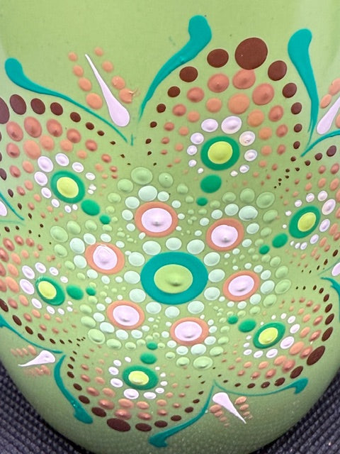 Azzie’s Hand Painted Zen Dot Mandala 12oz. Coffee Mug