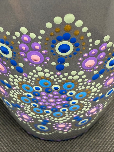 Azzies’s Hand Painted Zen Dot Mandala 12oz. Coffee Mug