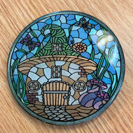 Sample Gnome Home Resin Coaster