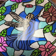 Sample Stained Glass Fairy Resin Coaster