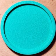 1 Shroom Snail Coaster Silicone Mold