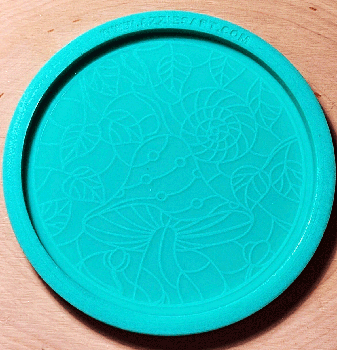 1 Shroom Snail Coaster Silicone Mold