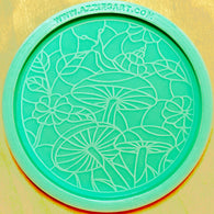 3 Shroom Snail Coaster Silicone Mold