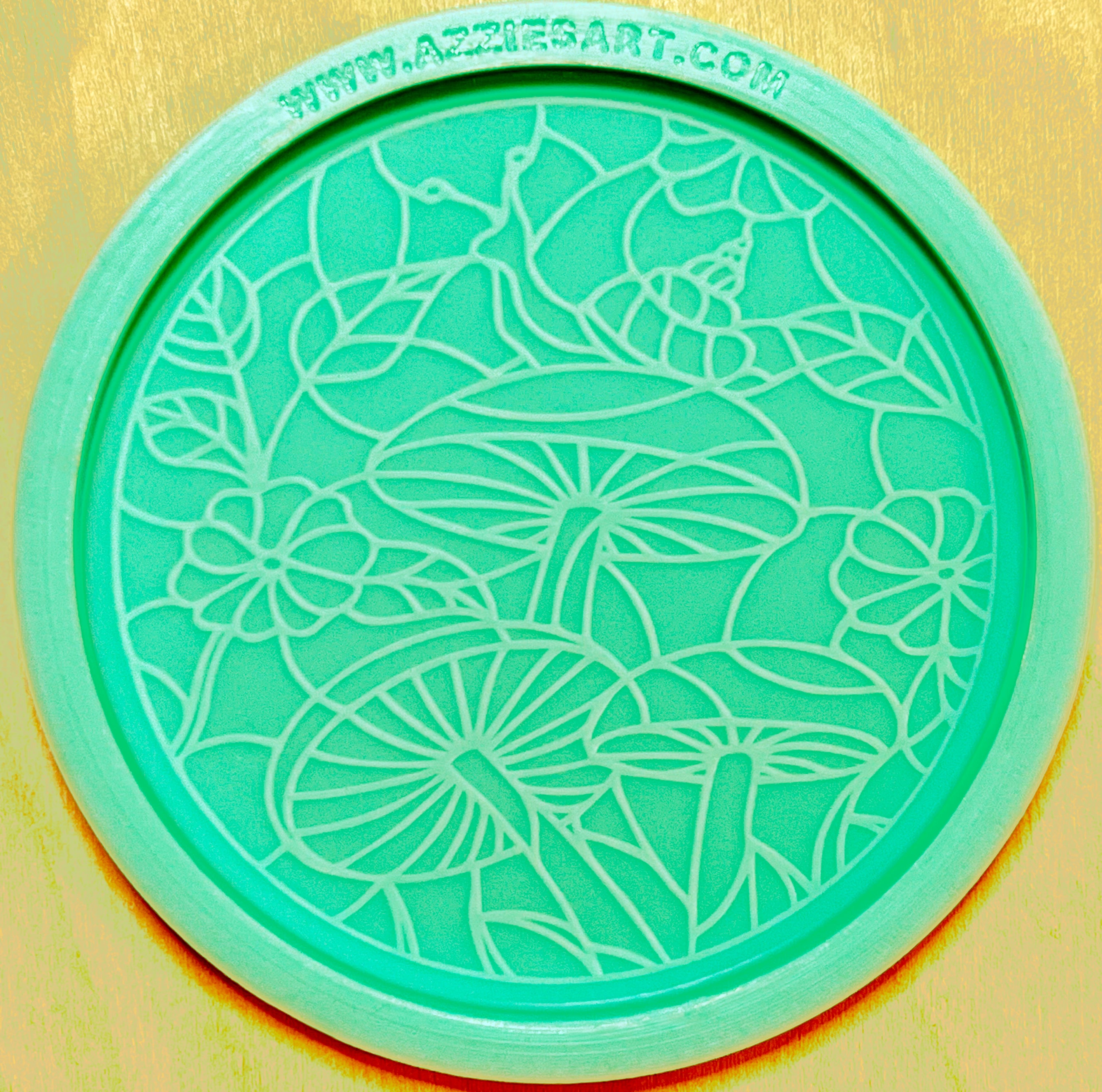 3 Shroom Snail Coaster Silicone Mold