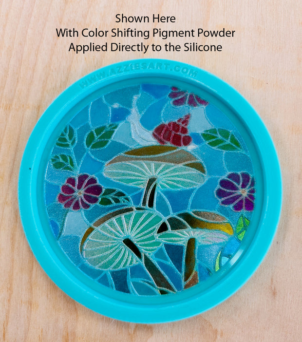 3 Shroom Snail Coaster Silicone Mold