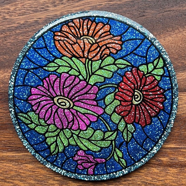 Wildflowers Coaster Silicone Mold