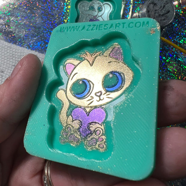 Hobnobber Kitty McCatterson Silicone Mold