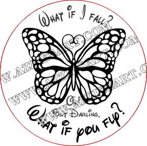 Discontinued - Azzie's What If I Fall Coaster Silicone Mold