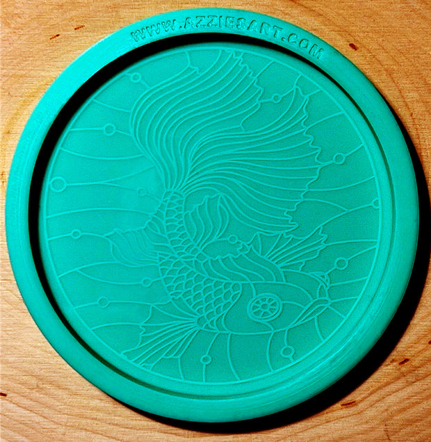 Fishy Left Coaster Silicone Mold