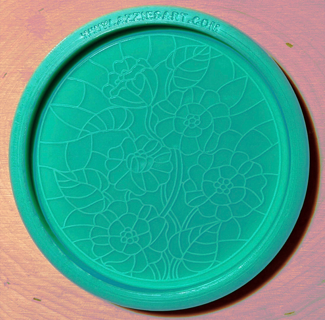 Floral Bouquet Coaster Silicone Mold