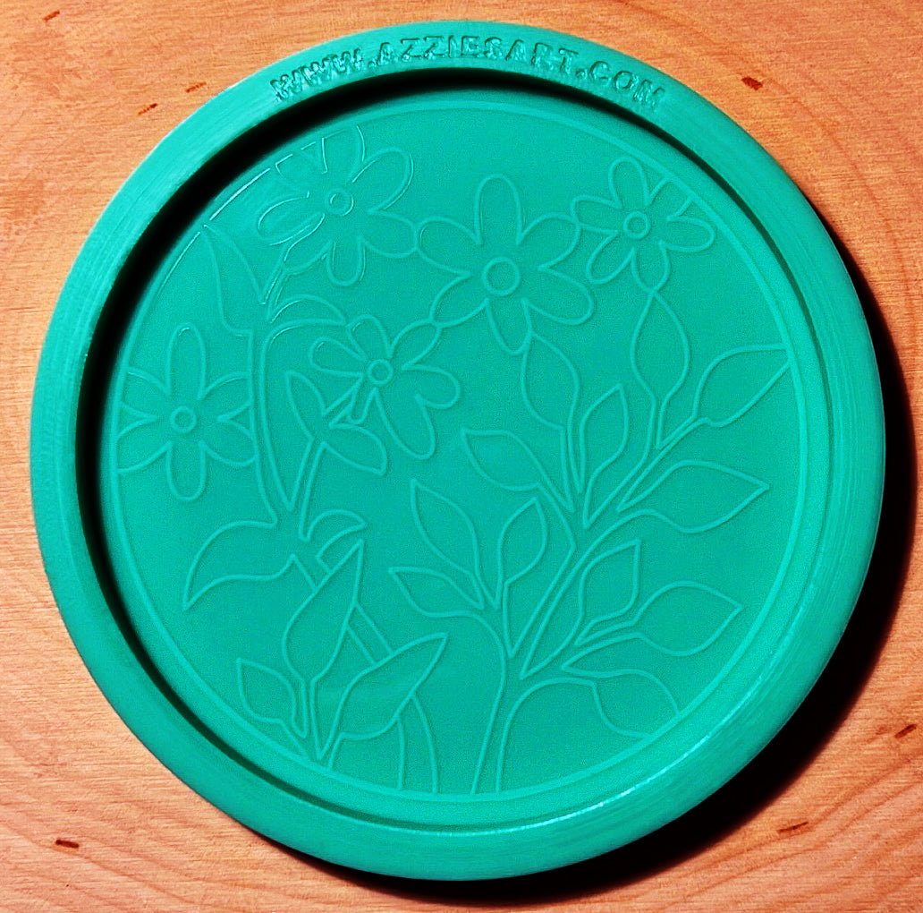 Spring Daisies Coaster Silicone Mold