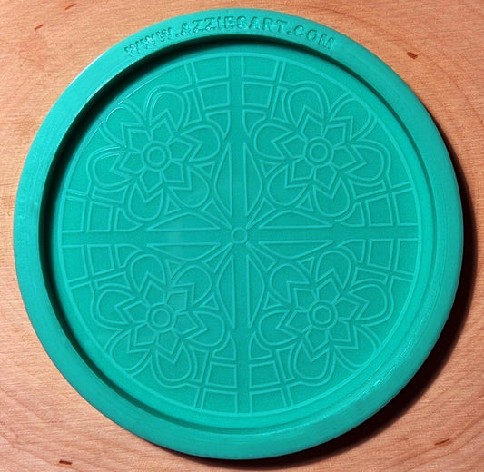 Stained Glass Window Coaster Silicone Mold