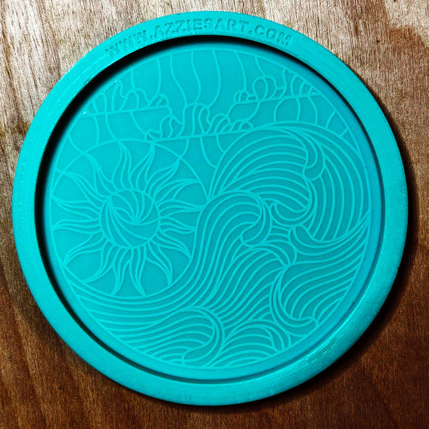 Sun Waves Coaster Silicone Mold
