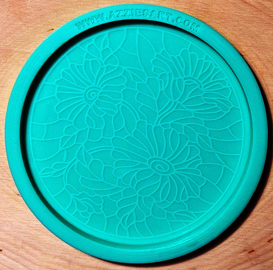 Wildflowers Coaster Silicone Mold