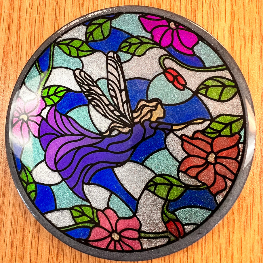 Stained Glass Fairy Coaster Silicone Mold