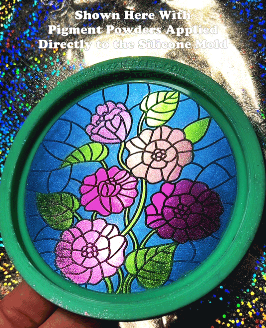 Floral Bouquet Coaster Silicone Mold