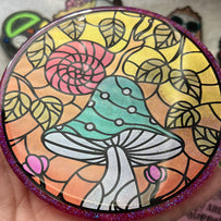 1 Shroom Snail Coaster Silicone Mold