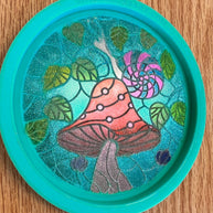 1 Shroom Snail Coaster Silicone Mold