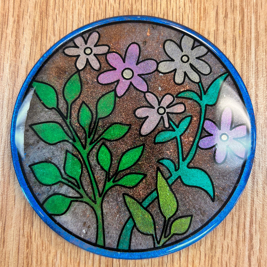 Spring Daisies Coaster Silicone Mold
