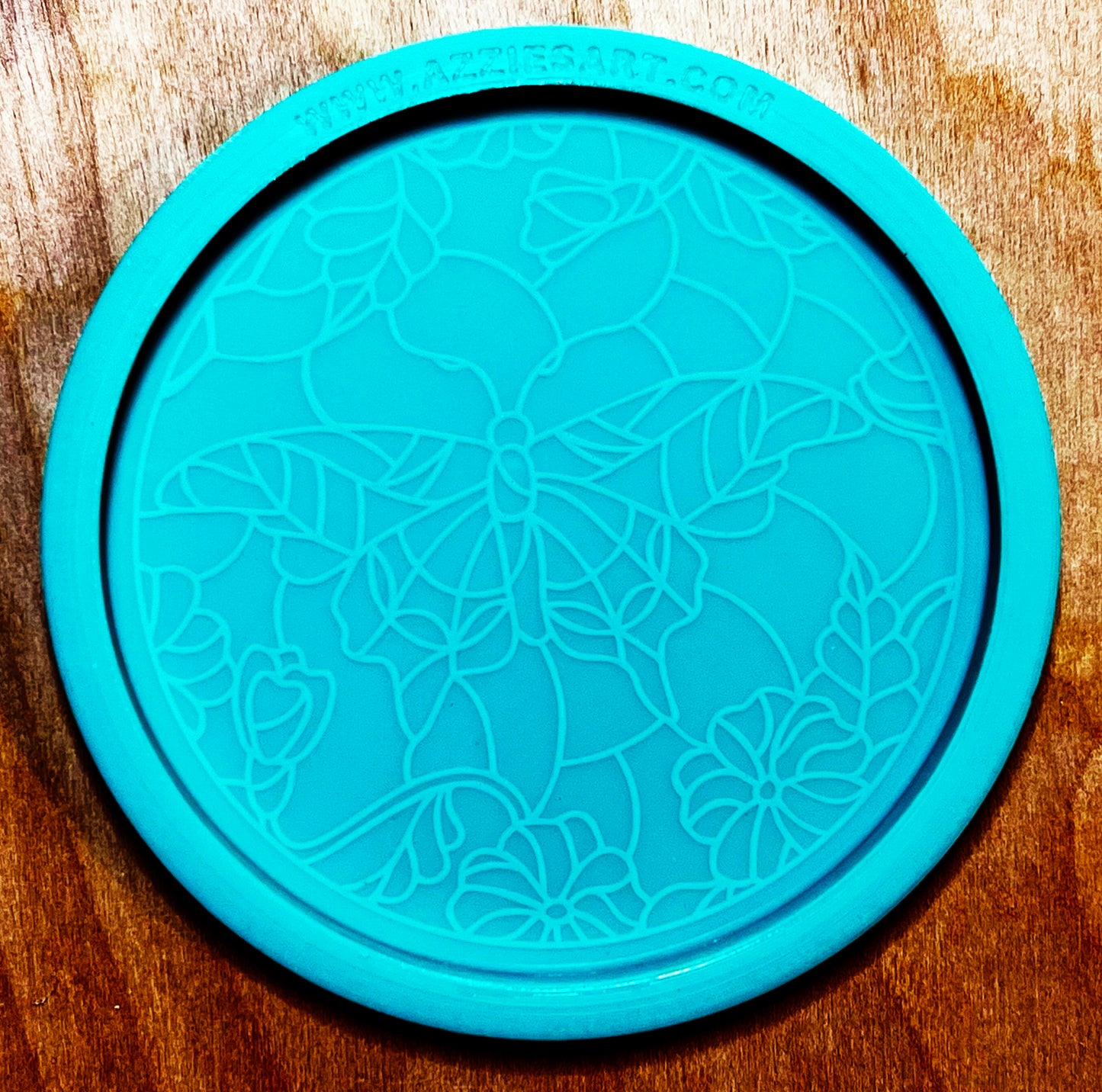 Stained Glass Butterfly Coaster Silicone Mold